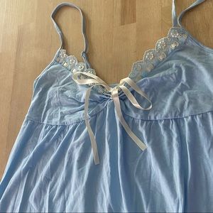 Victoria’s Secret blue babydoll Slip Dress size M